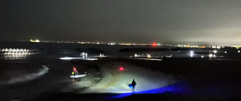 八重津浜の深夜